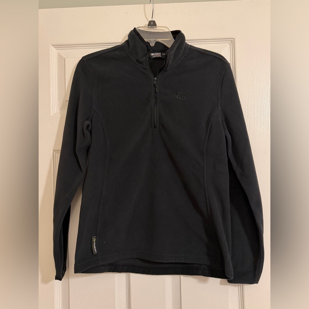 Outdoor Research Black Quarter-Zip Pullover
